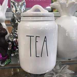 Rae Dunn tea canister